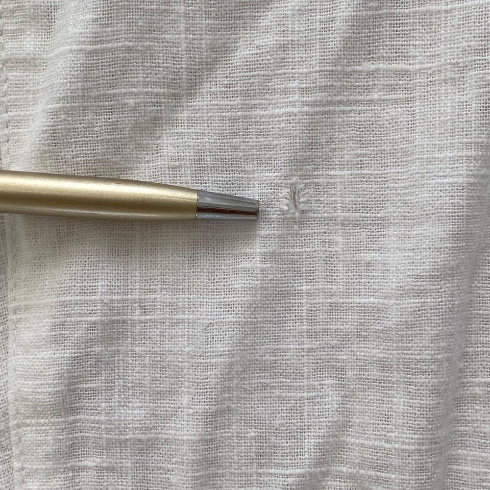 DKNY NWT Women's White Wide Leg pull on Cargo Pants Sz Med -0030 - Picture 5 of 5